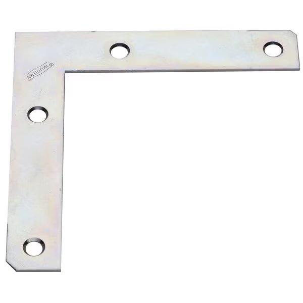 Steel Flat Corner Brace, National Hardware, Mfr#: N234-955